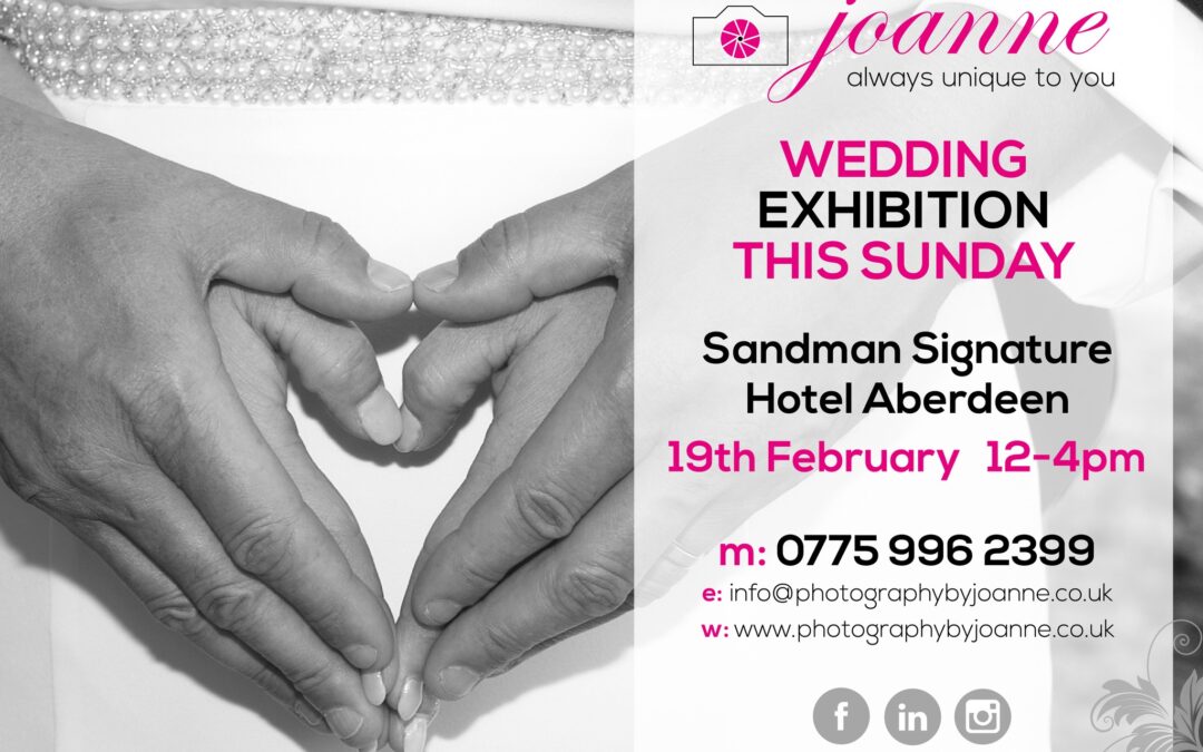 WEDDING EXHIBITION THIS SUNDAY!