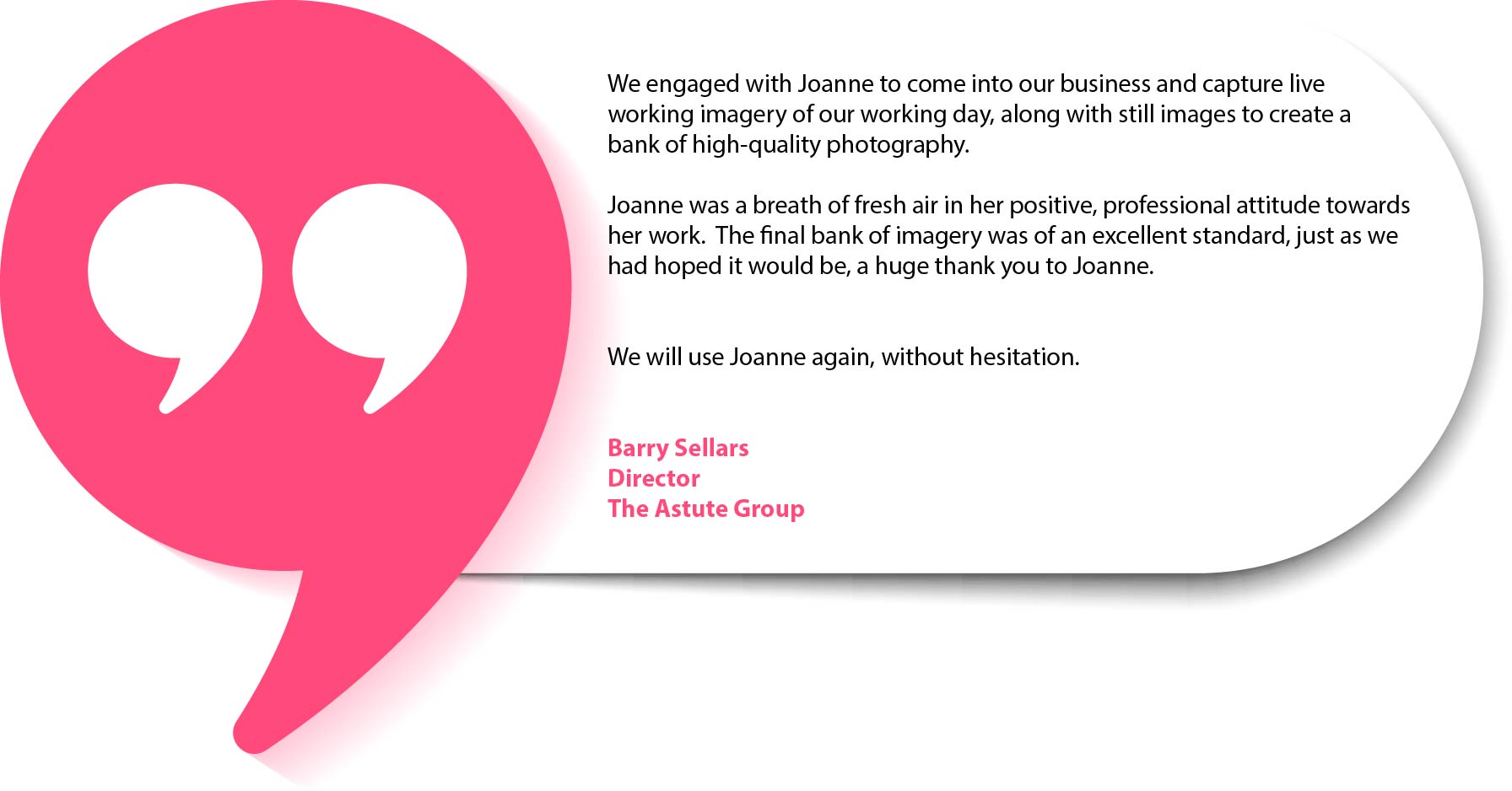 Astute Group Testimonial